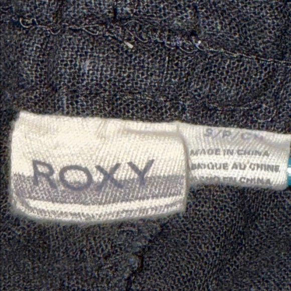 Roxy Flax Linen/ Viscous Blend Drawstring Pants SZ Small - Picture 4 of 6